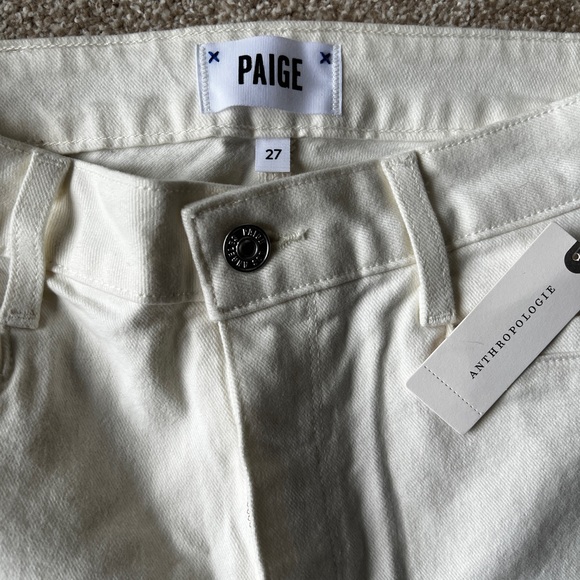 PAIGE White Hoxton Ankle Jeans, Sz 27 NWT - Picture 3 of 5